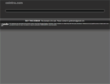 Tablet Screenshot of cointra.com